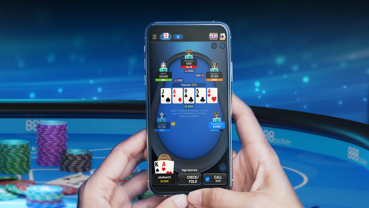 Играйте на 888poker в пути!